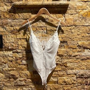 Bershka Crochet and Mesh Bodysuit